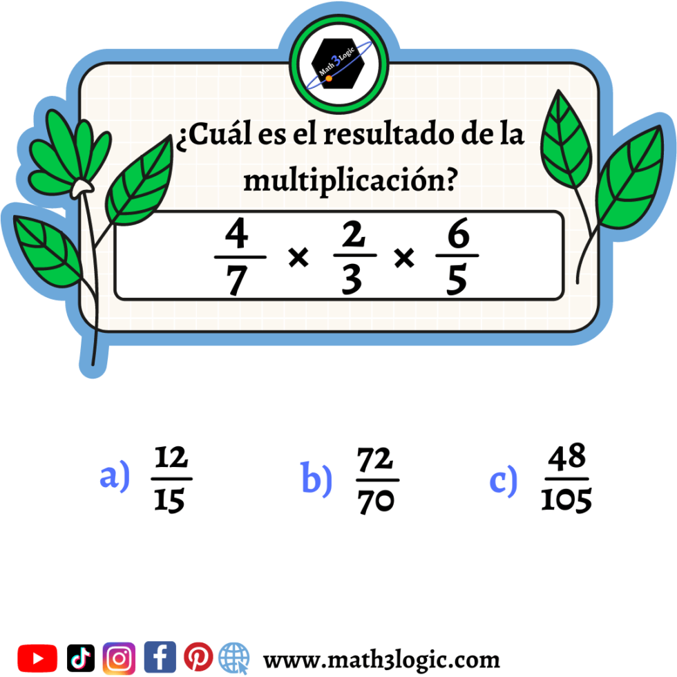 Multiplicaci N De Fracciones Aprende A Multiplicar Todo Tipo De Fracciones Math Logic