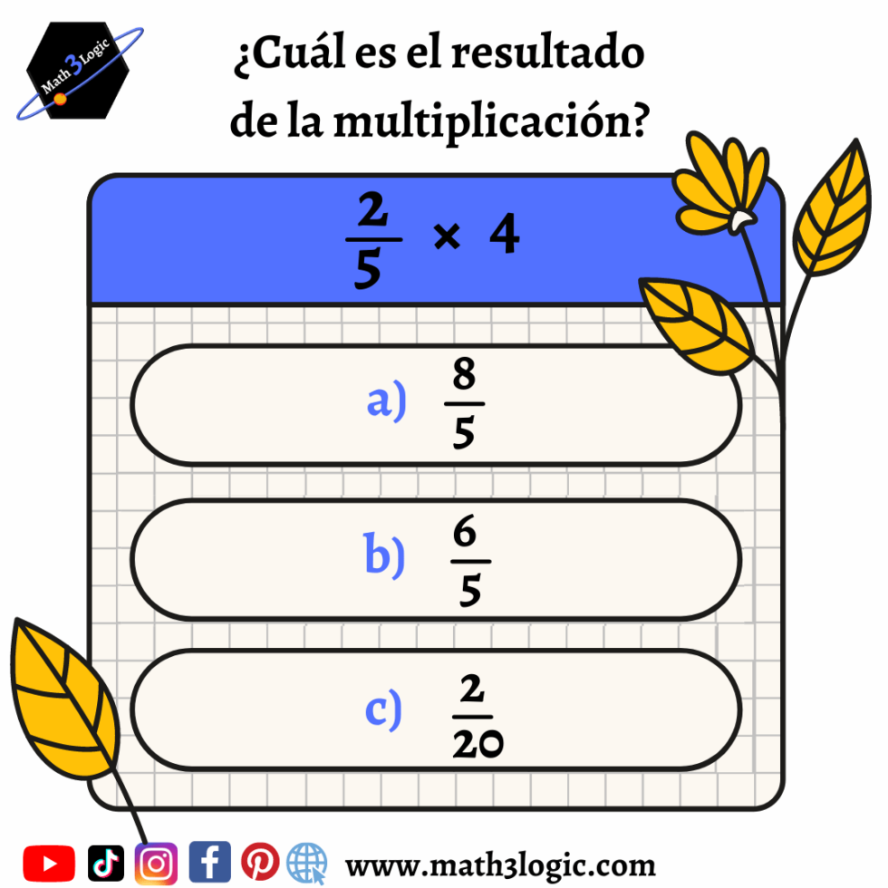 Multiplicaci N De Fracciones Aprende A Multiplicar Todo Tipo De Fracciones Math Logic