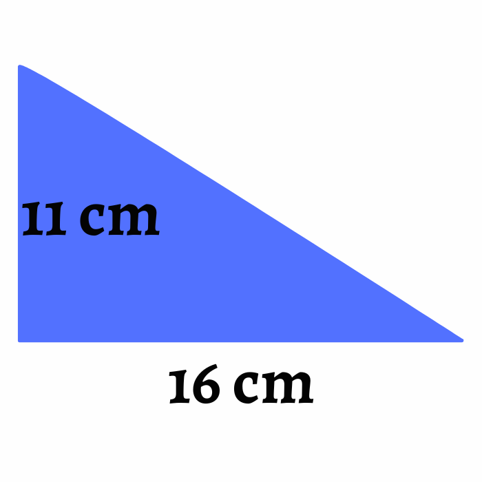 Área del triángulo ejemplo 1