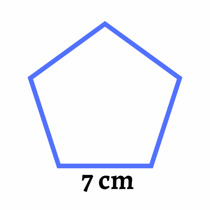 Ejemplo de perímetro del pentágono math3logic