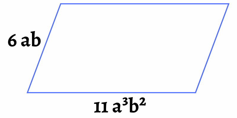 Perímetro del romboide polinomios