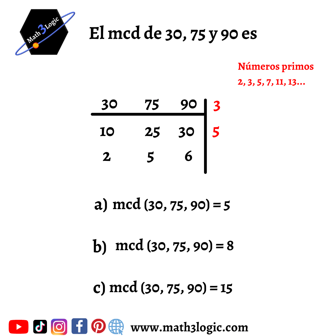 Ejercicios Interactivos M ximo Com n Divisor Math3logic