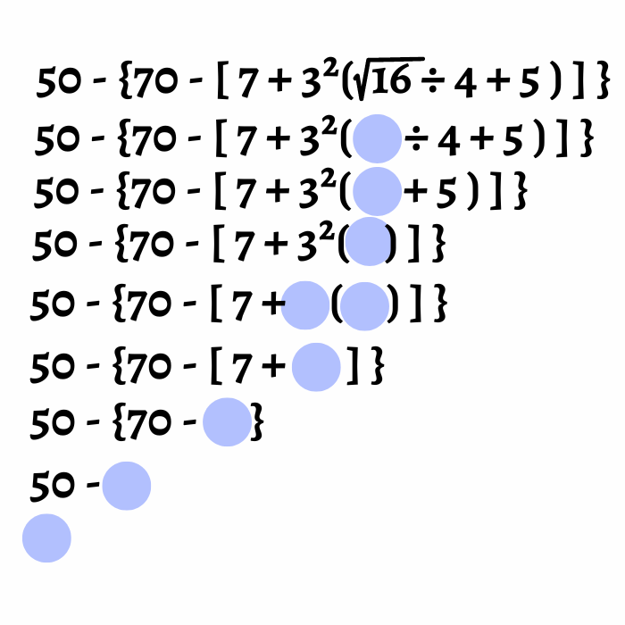 Ejercicio jerarquía de operaciones math3logic 