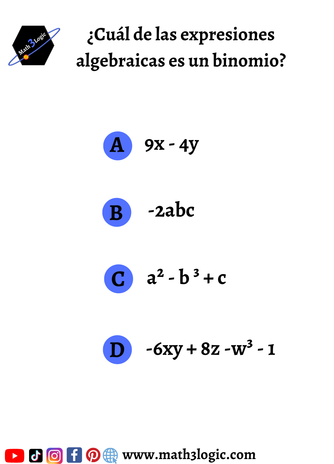 Expresiones algebraicas ejercicios4 math3logic