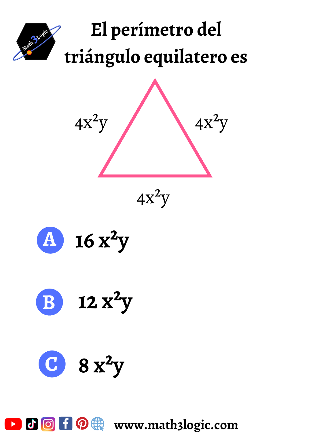 Ejercicios sobre suma y resta de monomios math3logic 4