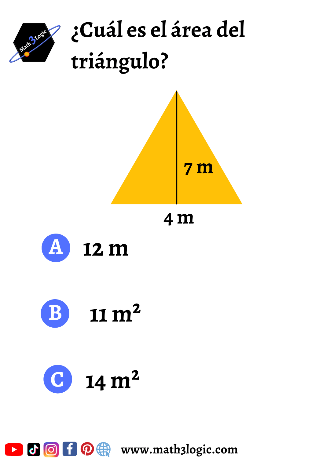 Ejercicio área de un triángulo
