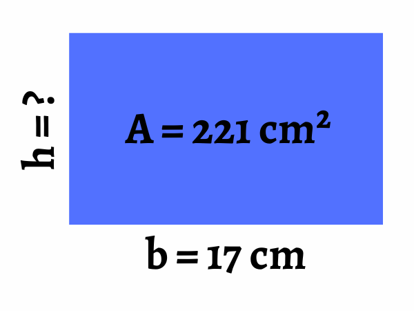 4Calcular la medida que falta a partir del área