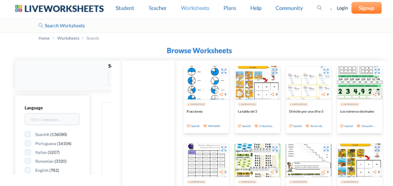 liveworksheets
