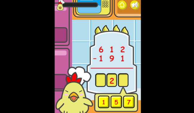 Juegos calculo mental resta tomando prestado