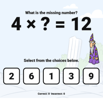 Juegos calculo mental toy theater multiplicación