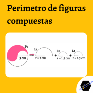 Perímetro de figuras planas compuestas math3logic matemáticas