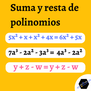 Suma y resta de polinomios math3logic -min